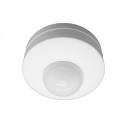 CAPTEUR DE MOUVEMENT PIR IP20 AC220-240V D:16m 360° Lux:10-2000