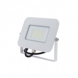PROJECTEUR LED SMD BLANC EPISTAR 30W AC170-265V 150° IP65 4500K CÂBLE 70CM