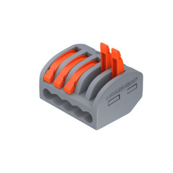 CONNECTEUR À LEVIER 450V/32A 18-12AWG 5*0.08-2.5mm2