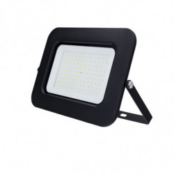 PROJECTEUR LED SMD NOIR EPISTAR 100W AC170-265V 150° IP65 4500K CÂBLE 70CM