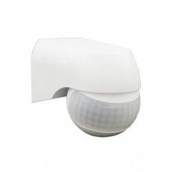 CAPTEUR DE MOUVEMENT PIR IP54 AC110-240V D 12m 180° Lux:10-2000