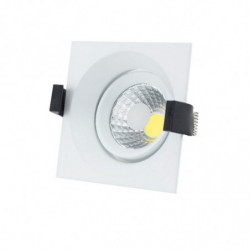DOWNLIGHT LED COB 8W CARRÉ, ROTATIF, 2700K