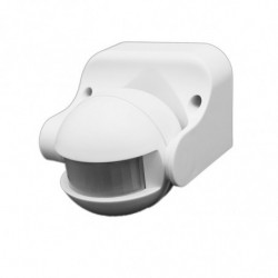 CAPTEUR DE MOUVEMENT PIR IP44 AC220-240V D:12m 180° Lux:10-2000